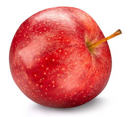Red apple isolated on white