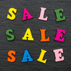 Colorful letters sale