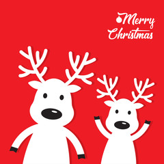 white Christmas Reindeer