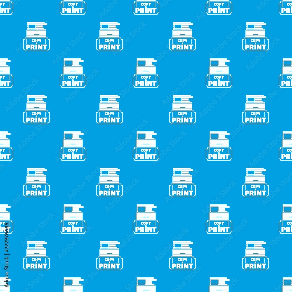 Poster copy and print pattern vector seamless blue repeat for any use