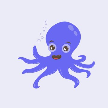 Violet octopus