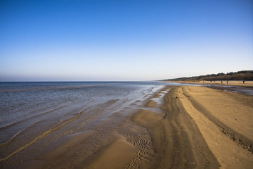 Battic Sea coast. Sunny autumn Day. Landscape photo