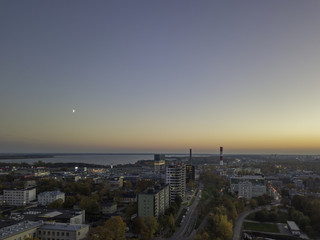 Obraz premium Aerial of city Tallinn, Estonia