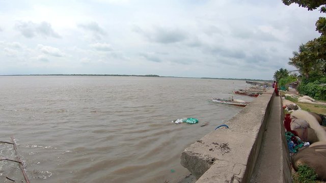 フィリピン　カブサオの海の風景