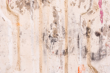 Wall fragment with scratches and cracks. It can be used as a background