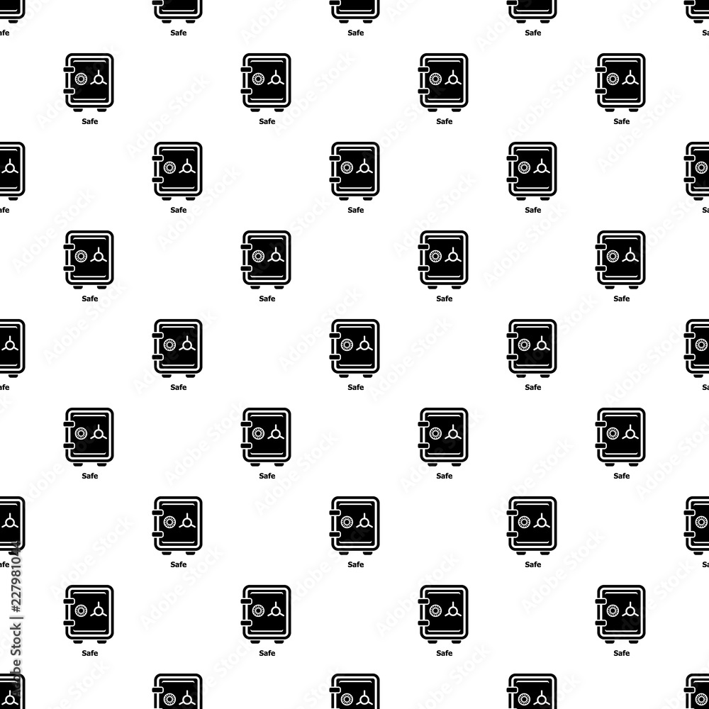 Poster safe pattern vector seamless repeating for any web design