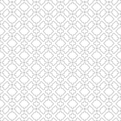 Seamless background for your designs. Modern light silver ornament. Geometric abstract pattern