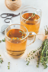 Thyme herbal tea