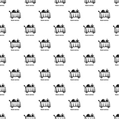 Room service pattern vector seamless repeating for any web design