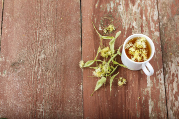 linden tea and lime blossom