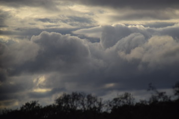 Nubes borrascosas
