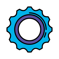gears machinery isolated icon