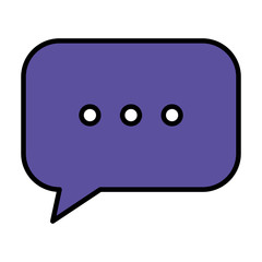 speech bubble message icon