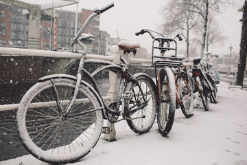 Fototapeta na wymiar Winter in Netherlands