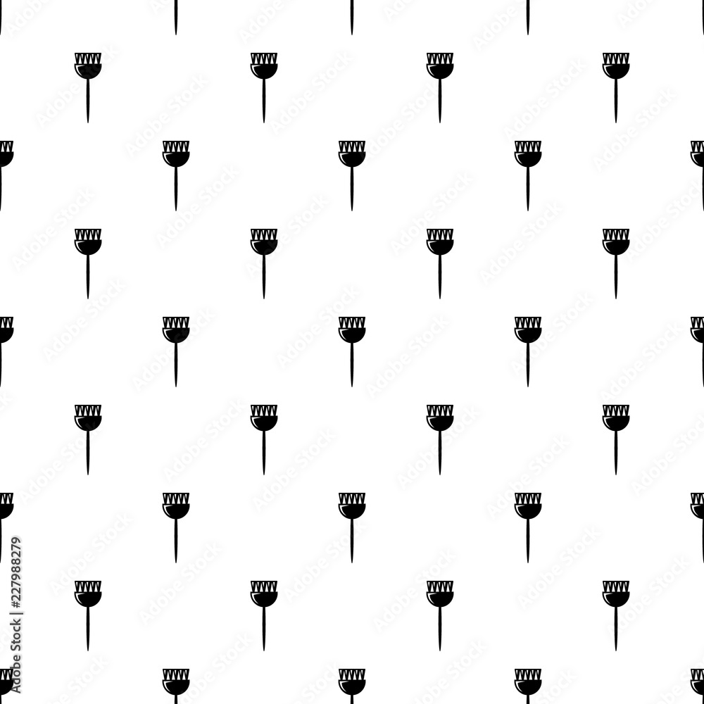 Poster cosmetic brush pattern vector seamless repeating for any web design