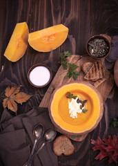Pumpkin Soup For Autumn Days