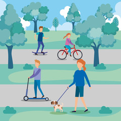 young people in the park © Gstudio