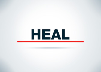 Heal Abstract Flat Background Design Illustration