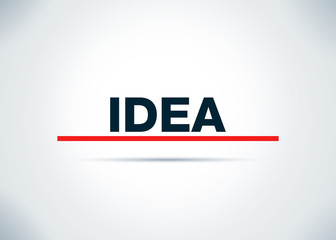Idea Abstract Flat Background Design Illustration