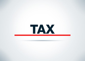 Tax Abstract Flat Background Design Illustration
