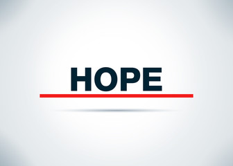 Hope Abstract Flat Background Design Illustration