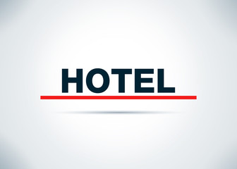 Hotel Abstract Flat Background Design Illustration