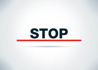 Stop Abstract Flat Background Design Illustration