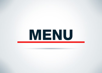 Menu Abstract Flat Background Design Illustration