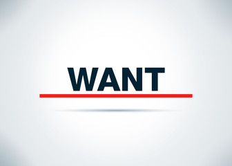 Want Abstract Flat Background Design Illustration