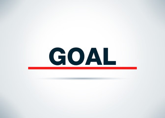 Goal Abstract Flat Background Design Illustration