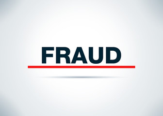 Fraud Abstract Flat Background Design Illustration