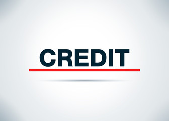 Obraz premium Credit Abstract Flat Background Design Illustration