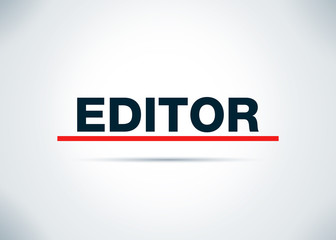 Editor Abstract Flat Background Design Illustration