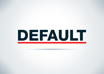 Default Abstract Flat Background Design Illustration