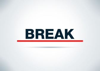 Break Abstract Flat Background Design Illustration