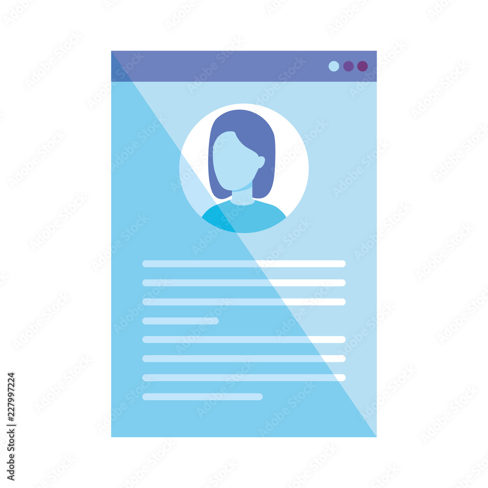 Poster template webpage with login acount