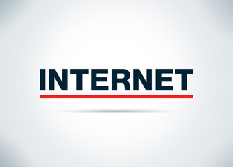 Internet Abstract Flat Background Design Illustration