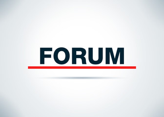 Forum Abstract Flat Background Design Illustration