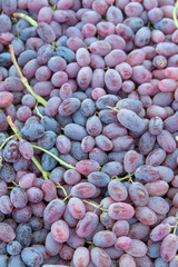 Red wine grapes background