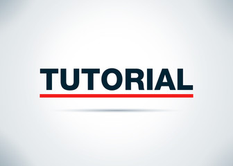 Tutorial Abstract Flat Background Design Illustration