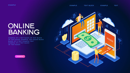 Online banking Web Banner