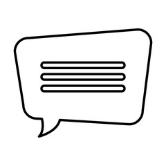 speech bubble message icon