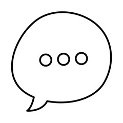 speech bubble message icon
