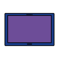 tablet screen isolated icon