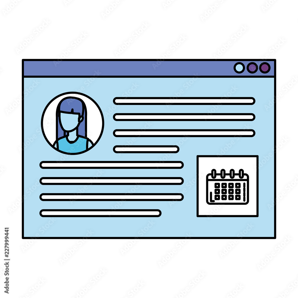 Poster template webpage with login acount