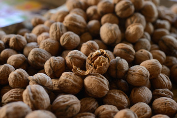 walnuts on the lawn