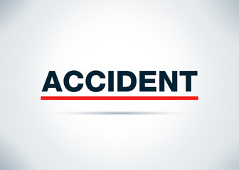 Obraz premium Accident Abstract Flat Background Design Illustration