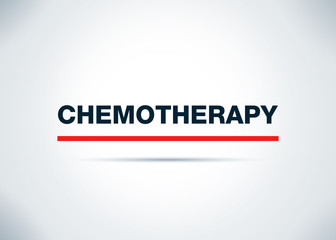 Chemotherapy Abstract Flat Background Design Illustration