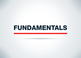 Fundamentals Abstract Flat Background Design Illustration