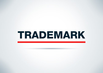 Trademark Abstract Flat Background Design Illustration
